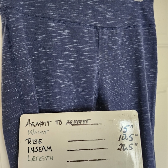 Rbx Blue Activewear Athletic Leggings SZ Medium - Picture 5 of 5